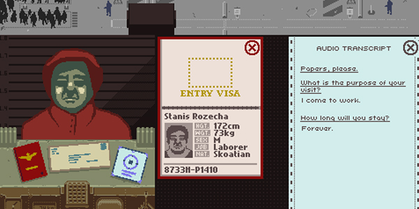 Papers, Please Review – Gameverse