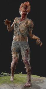 Clicker zombie from the last of us